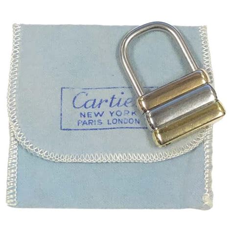 cartier lock ring|cartier key chain.